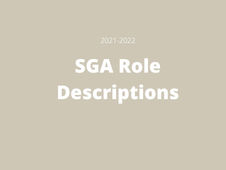 SGA Role Descriptions 