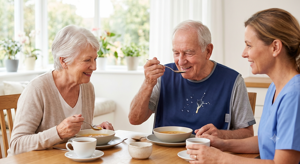 Effective Waterproof Bibs for Adults: Enhancing Dignified Dining and Mealtime Independence