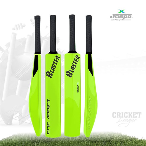 Jaspo Cric Addict Blaster plastic cricket bat for Kids: Size 5