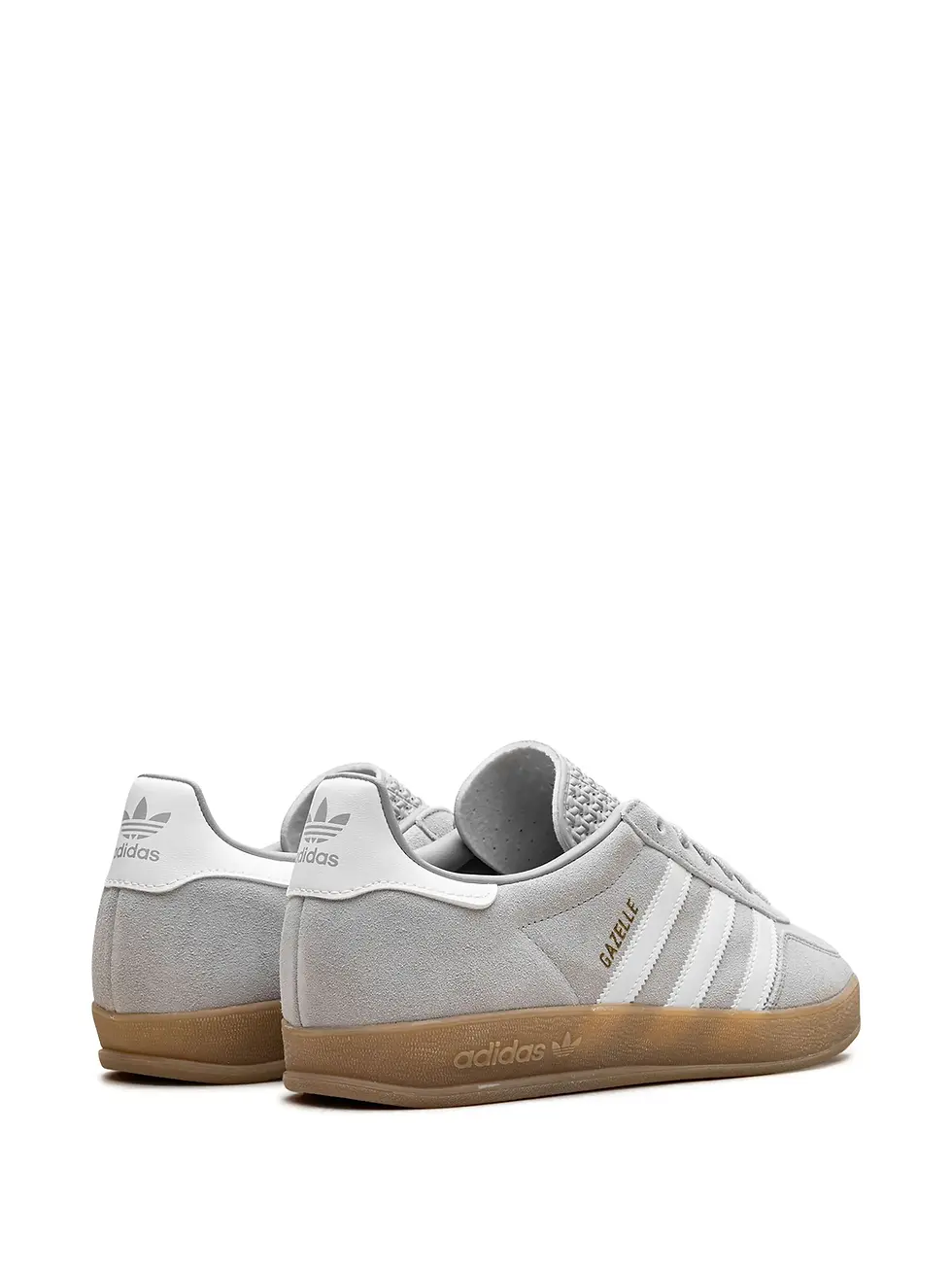 Miniature : Adidas Gazelle Indoor - Grey Two/Cloud White/Gold Metalli