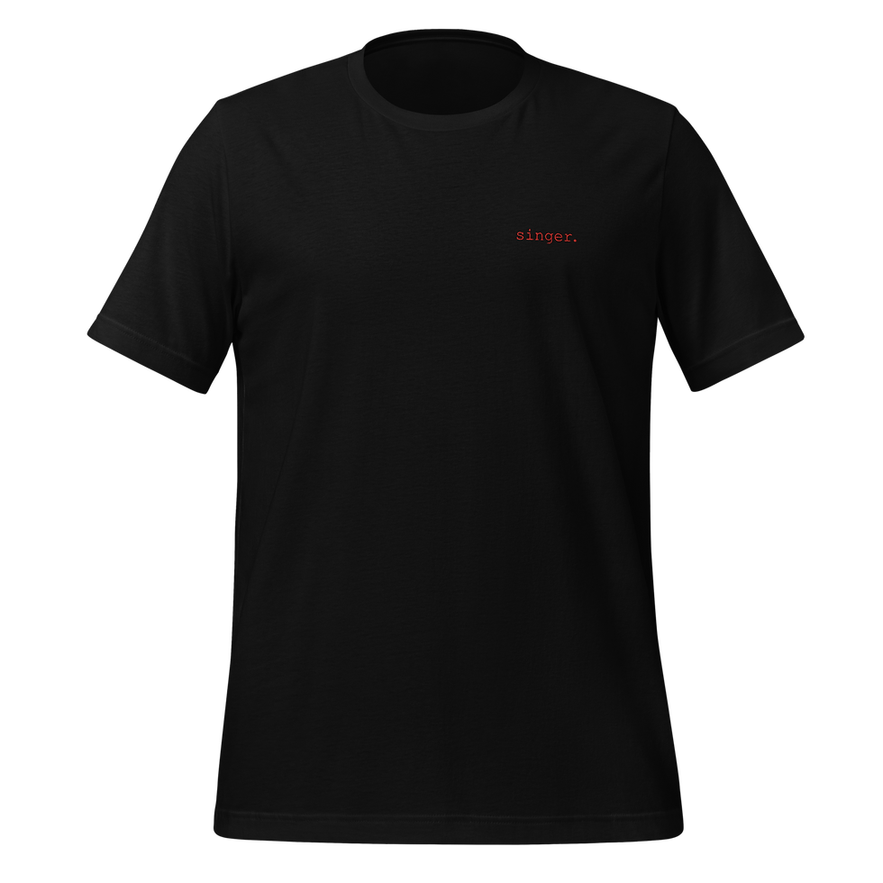 Thumbnail: singer. embroidered t-shirt
