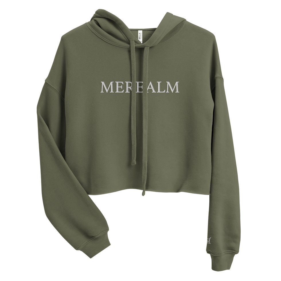 Thumbnail: *merealm women's crop hoodie