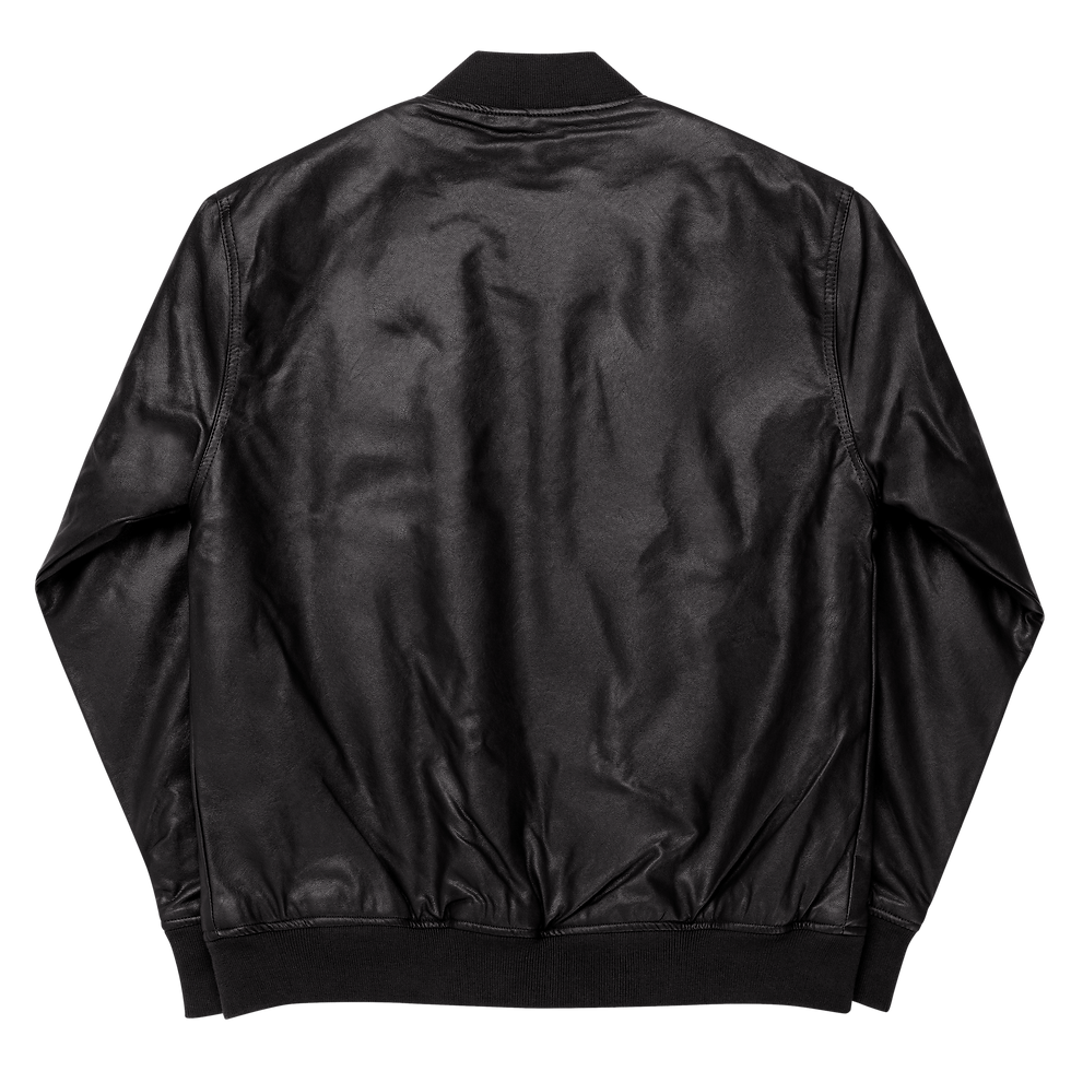 Thumbnail: signature leather bomber