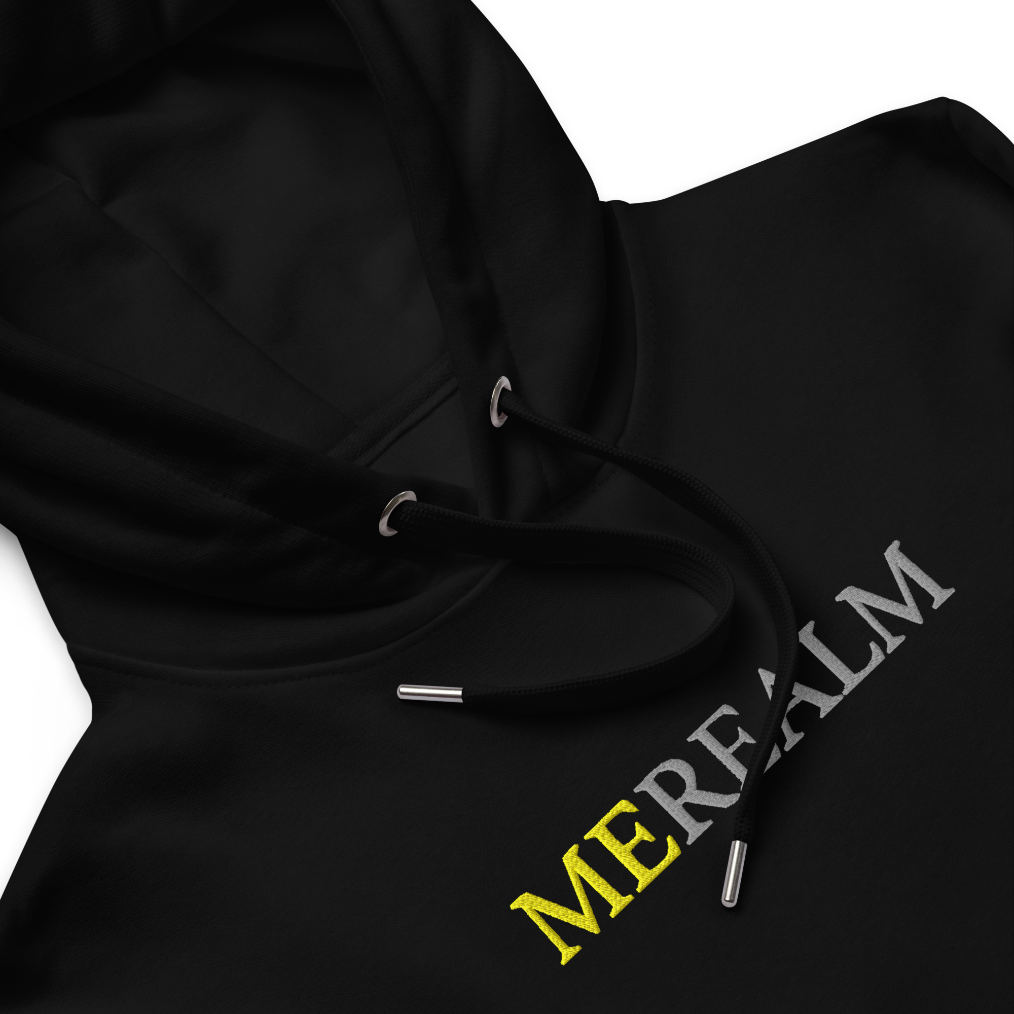 *(me)realm conventions eco hoodie. yellow gold