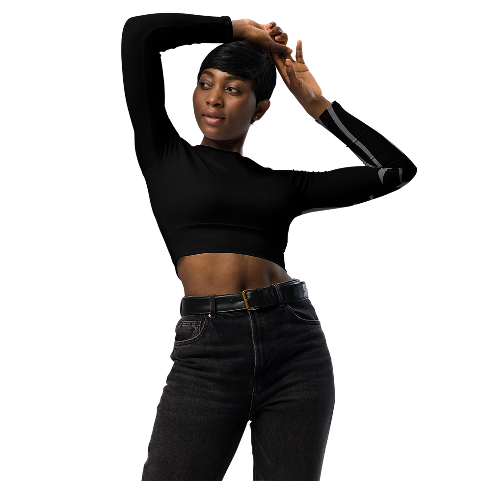 Thumbnail: women's emblem tatted long-crop thermal