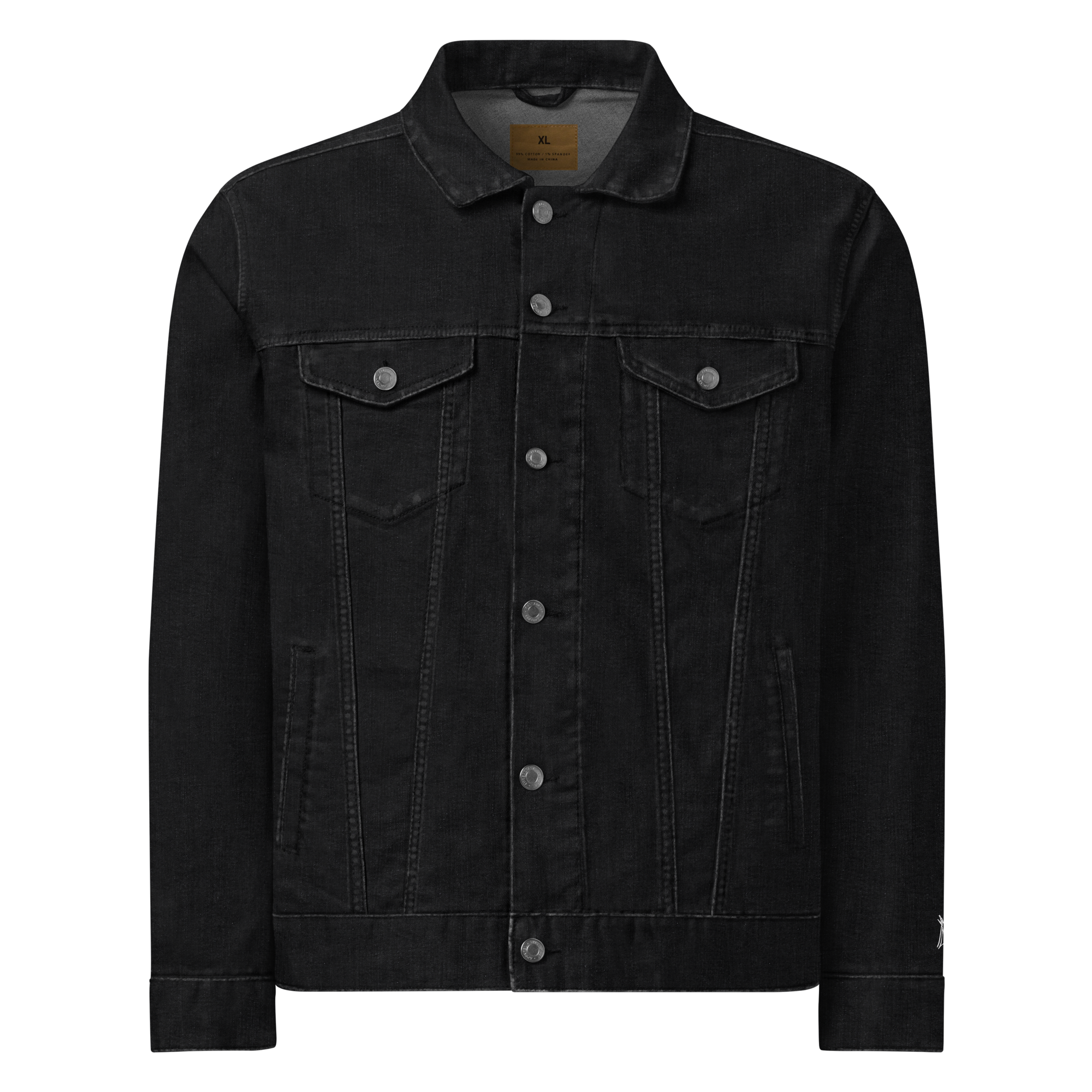 emblem premium denim jacket