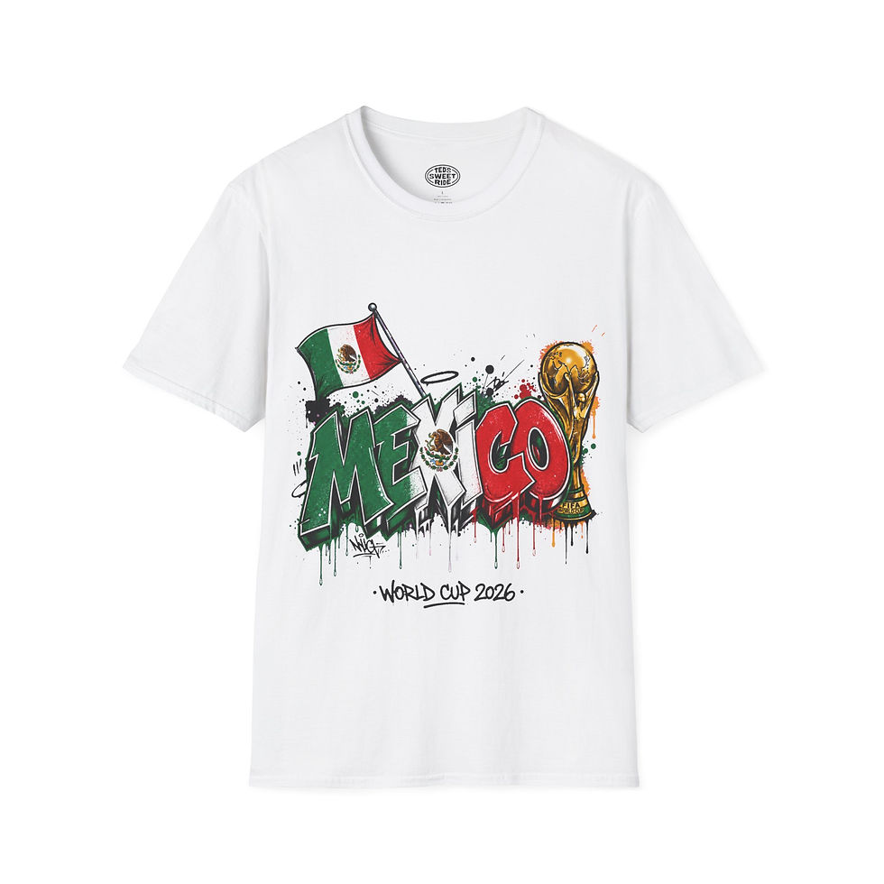 Thumbnail: Mexico World Cup 2026 Graphic T-Shirt — Mexican Flag Soccer Fan Tee