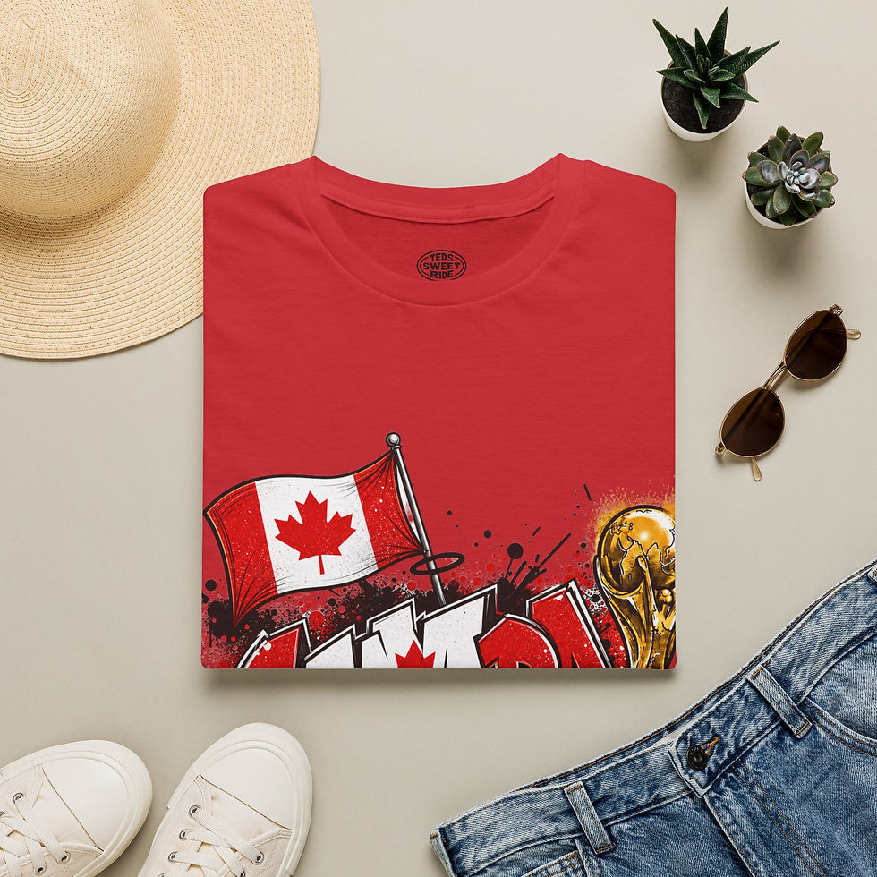 Thumbnail: Canada Graffiti T-Shirt — World Cup 2026 Canadian Flag Tee