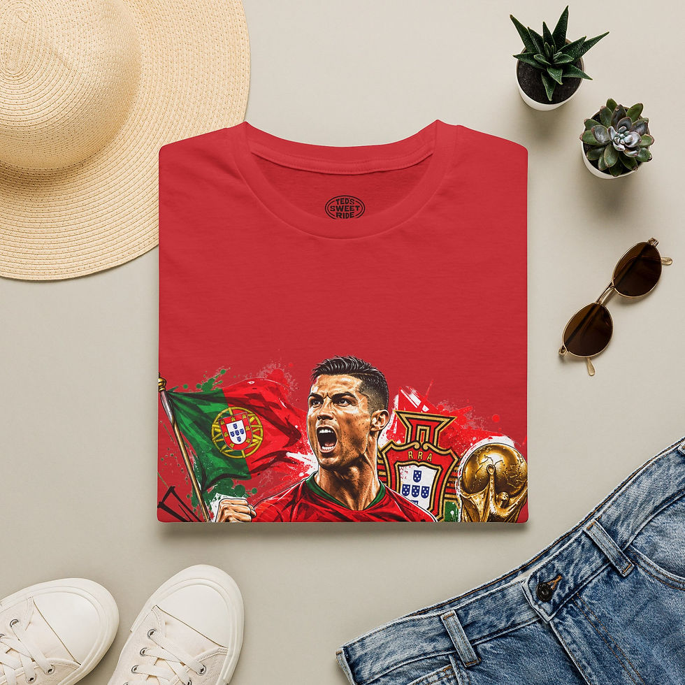 Thumbnail: Portugal Ronaldo Soccer T‑Shirt – Portugal World Cup 2022 Fan Tee