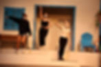 rehearsing dance