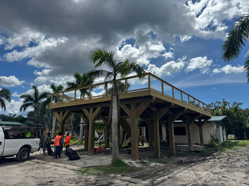 Beer Garden Deck, Pole Barn, PEMB, Metal Buildings, A Better Product Inc, ABP