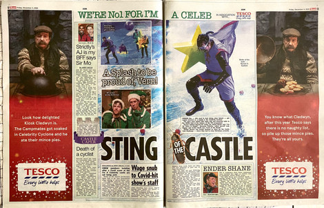 The Sun Bookend Deigns - Tesco Christmas Campaign 2020