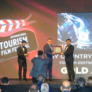Gold Award ceremony at International Tourism Film Festival