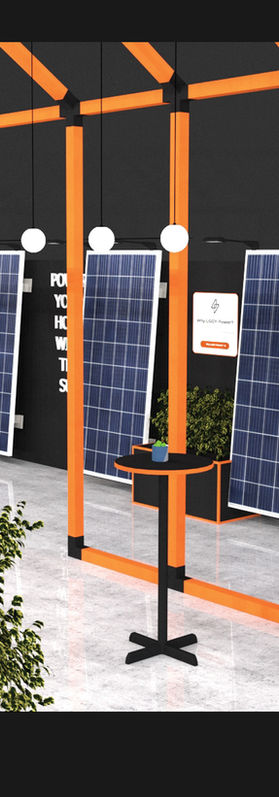 Solar Energy Brand Activation, LGCY Power Concept Design, Experiential Exhibit Architecture, 3D Corporate Booth Rendering, Sustainable Design Portfolio, ACED Studios design.