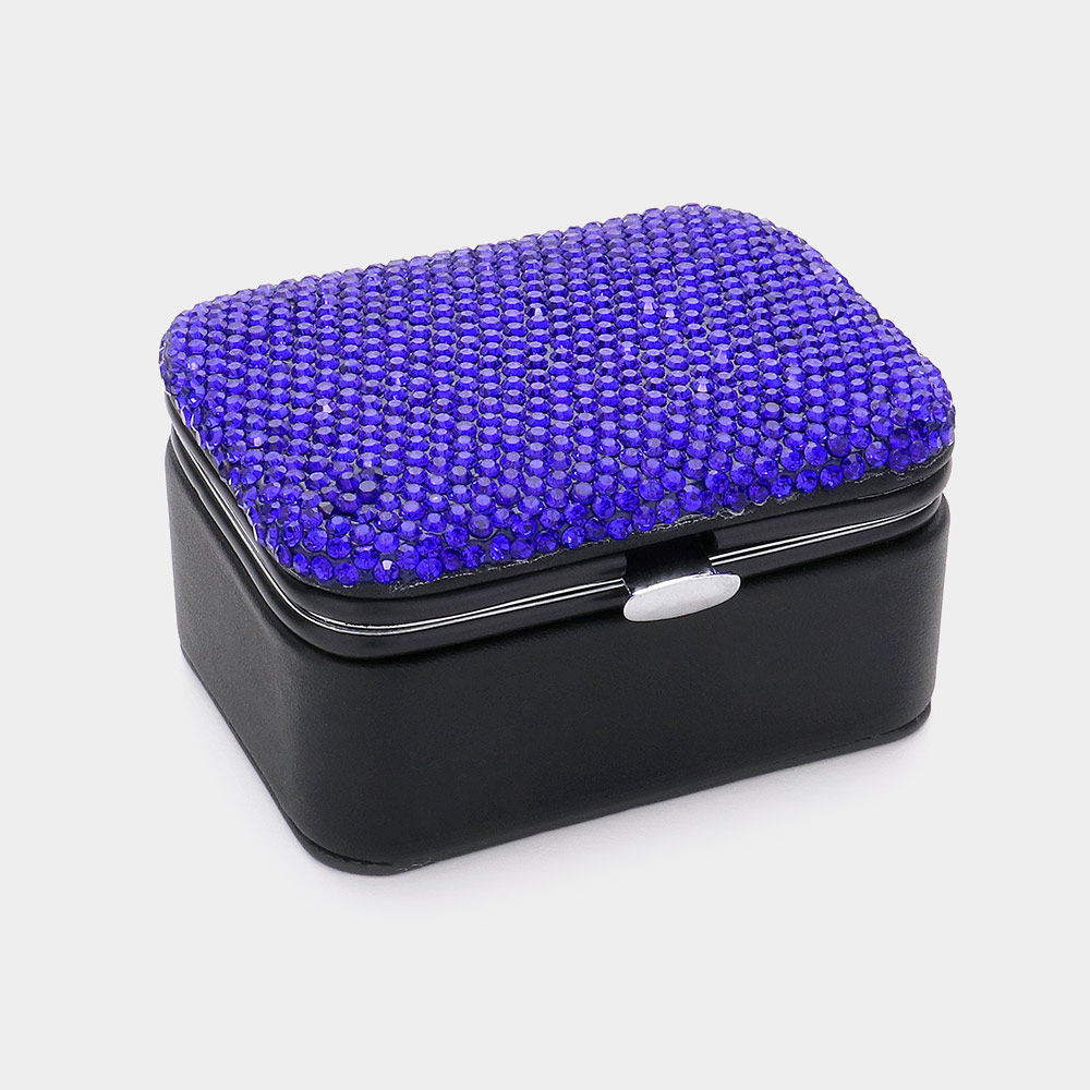 Royal Blue Mini Bling Jewelry Box