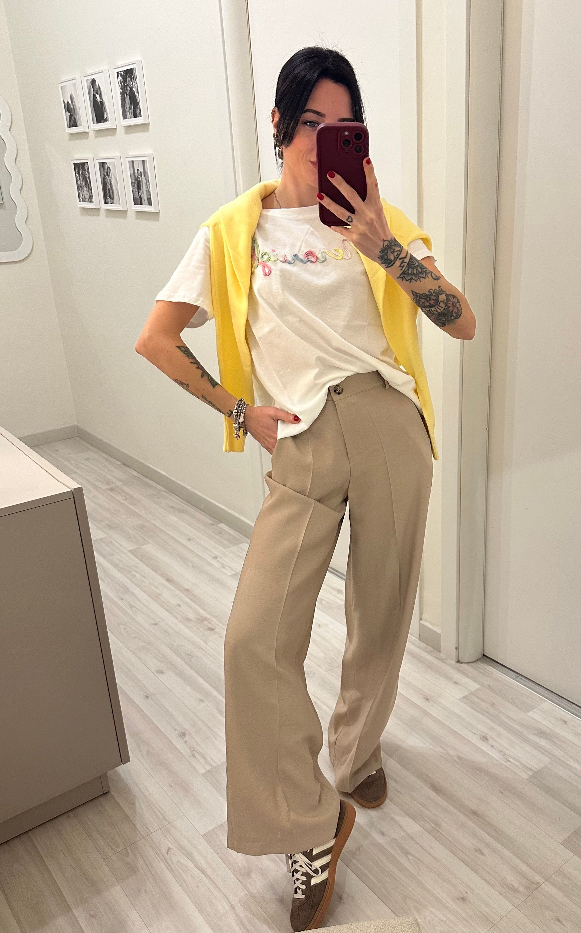 Pantalone sartoriale a palazzo