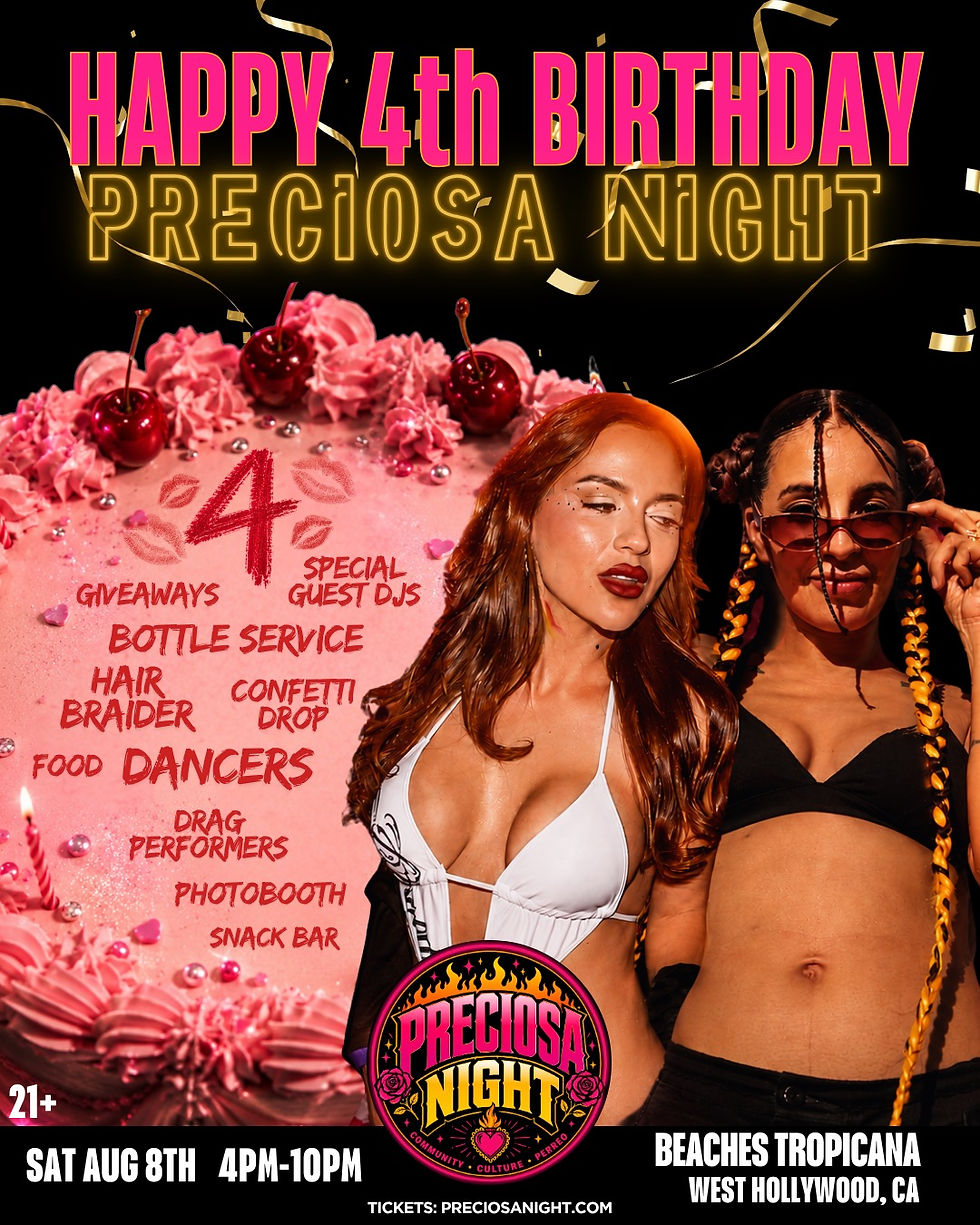 PRECIOSA 4 YEAR ANNIVERSARY!