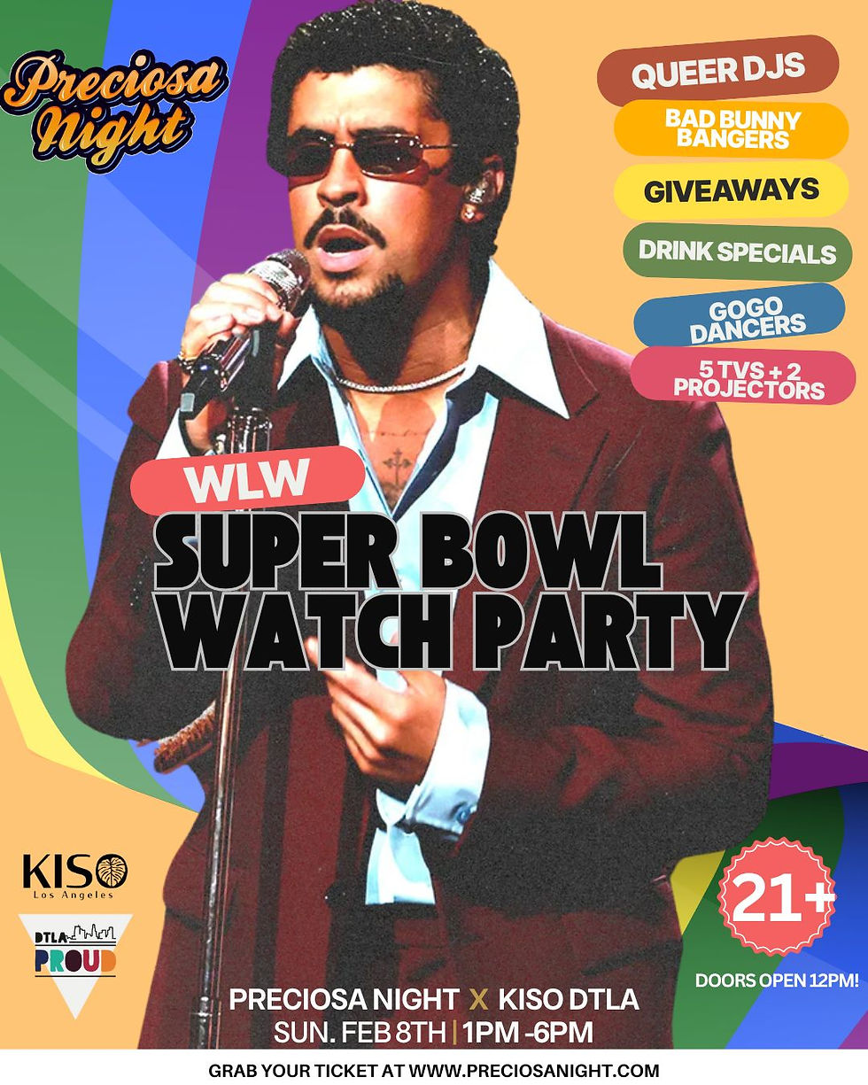 Preciosa Night: Bad Bunny Super Bowl viewing party