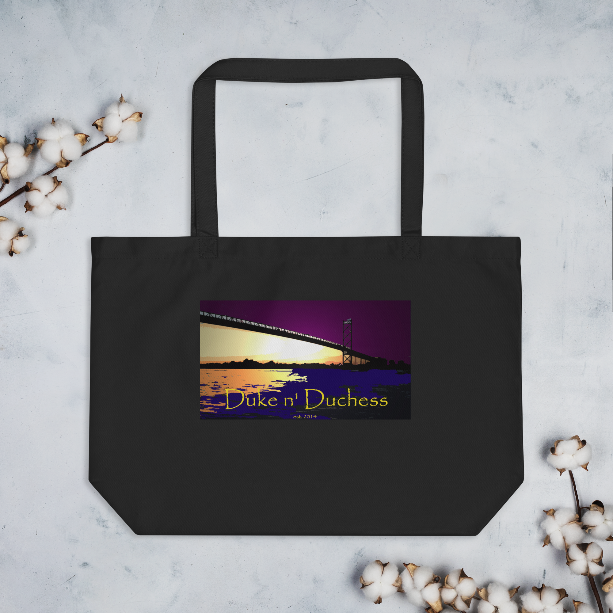 Duke n' Duchess Large Organic Tote Bag