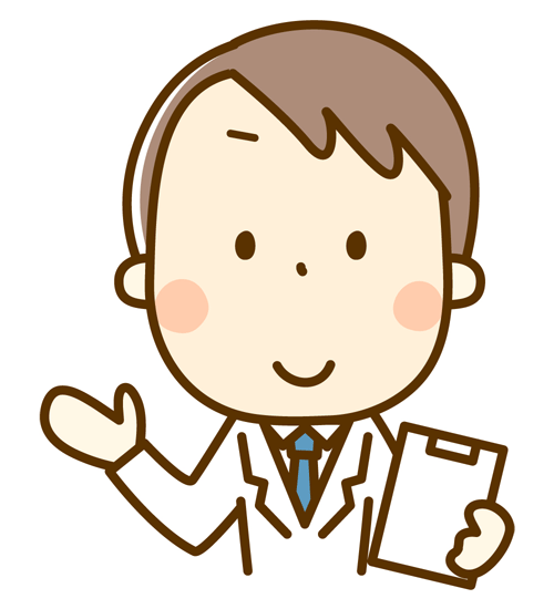 星ヶ丘たなかこどもクリニックイラスト医師