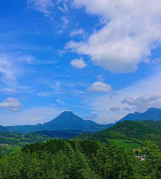 由布岳 夏