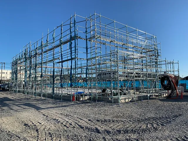 足場工事ならつくば市の 渡邊建設 足場組立 足場解体