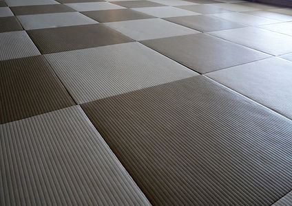ヘリなし畳の施工風景
