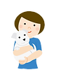 動物と飼い主様