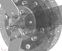 逆進防止車輪3D図面