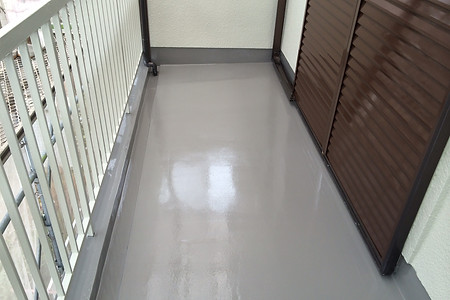 ベランダ防水工事 施工後