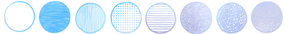 水玉ラインのかざり