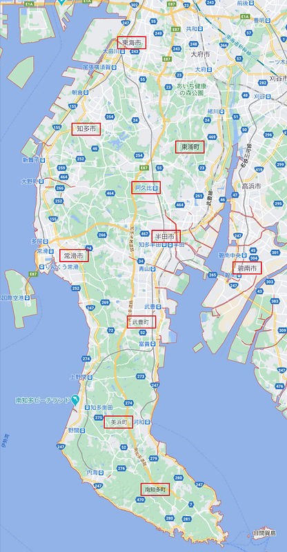愛知県map