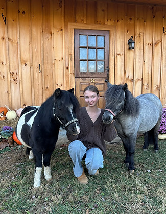 Loretta and Leonardo with Sophia, the founder of L&L Pony Parties