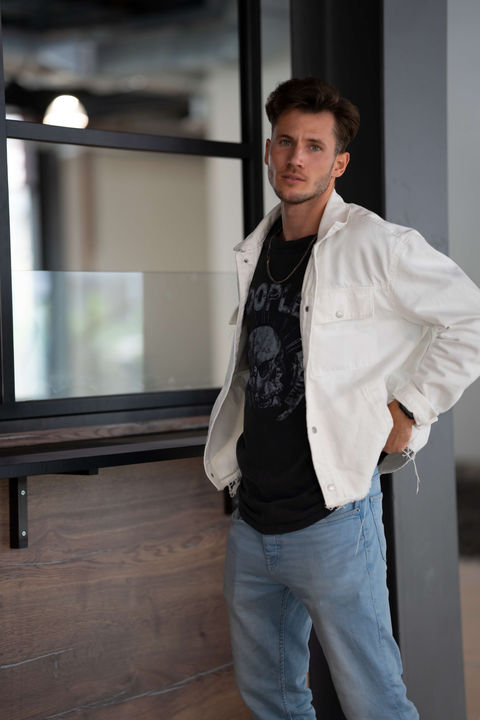 Max Loeb fashion photo shooting during Mönchengladbach Fashion Day 2022 City Management Mönchengladbach