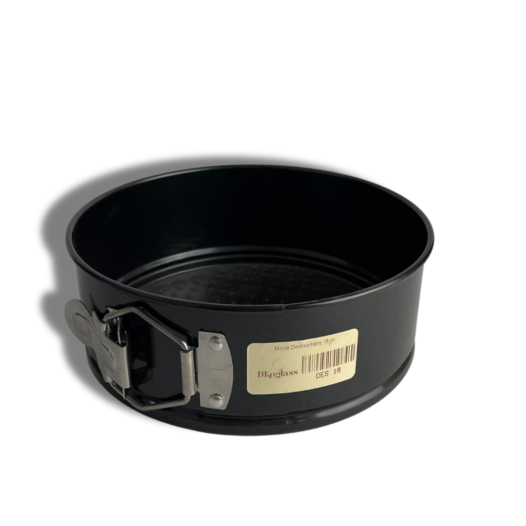 Molde Desmontable Negro 18cm