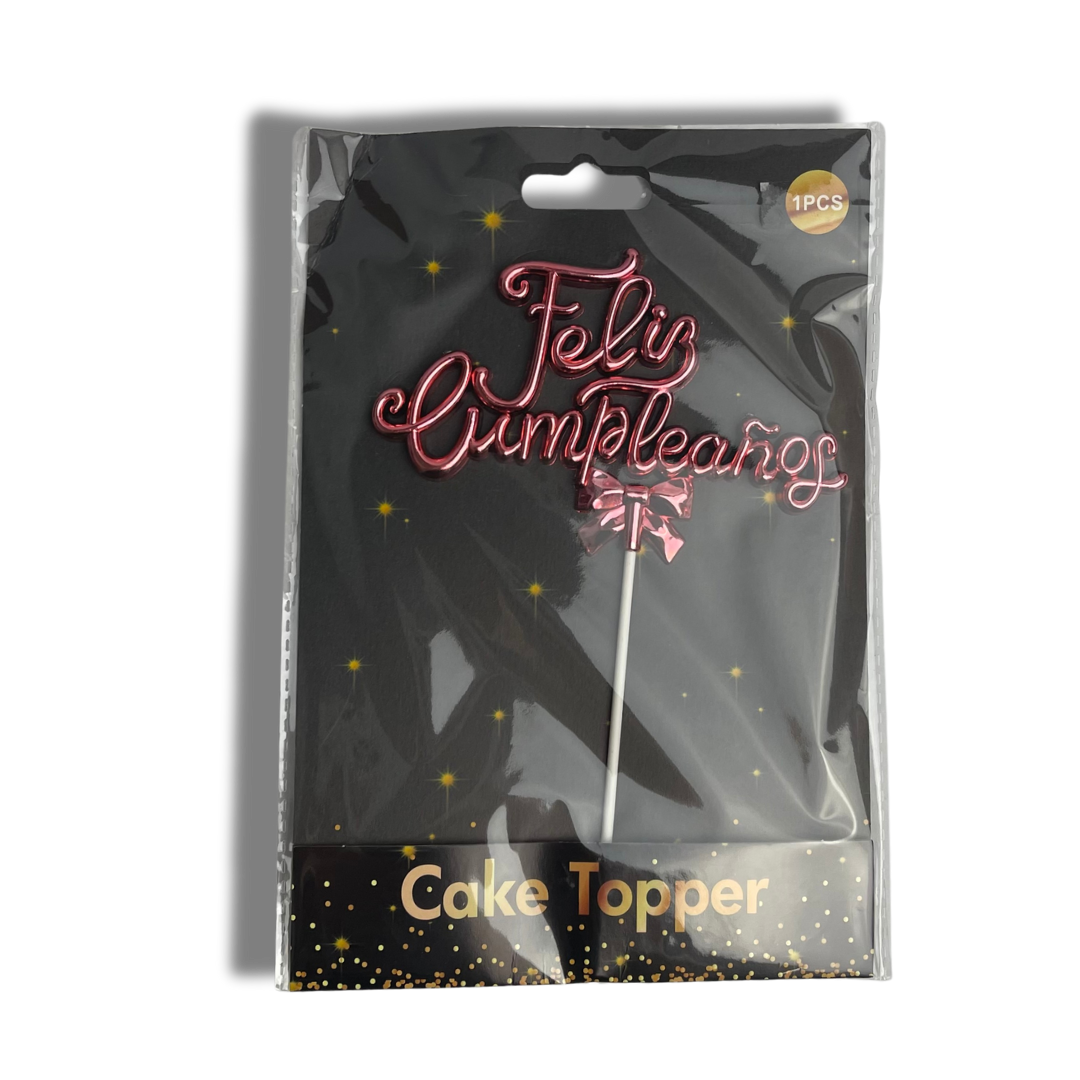 Cake Topper Feliz Cumpleaños