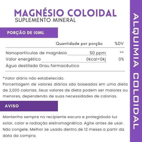 Miniatura: Magnésio 50ppm 1Lt - AlquimiaColoidal - USO EXTERNO