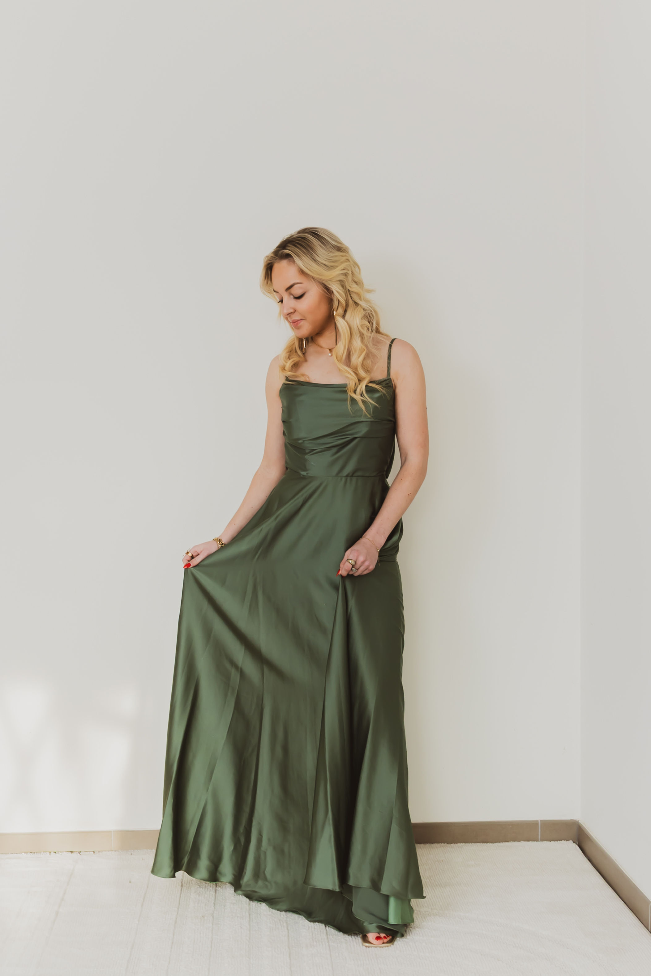 Charlotte Satin Vert