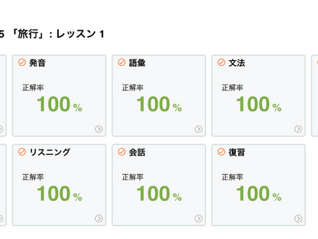 学習：ロゼッタストーン ドイツ語ユニット5レッスン1制覇！