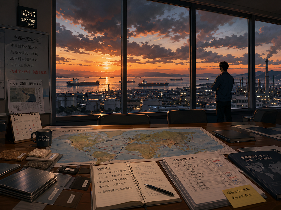 独り言：ホルムズ海峡騒動は身近にも