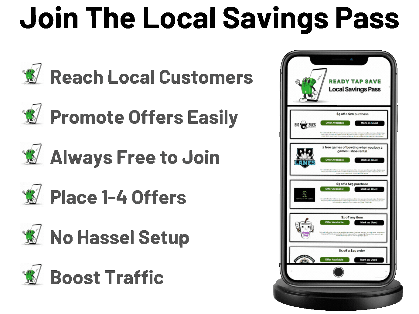 Local Savings Pass - Free Business Promotion - Free Local Advertising
