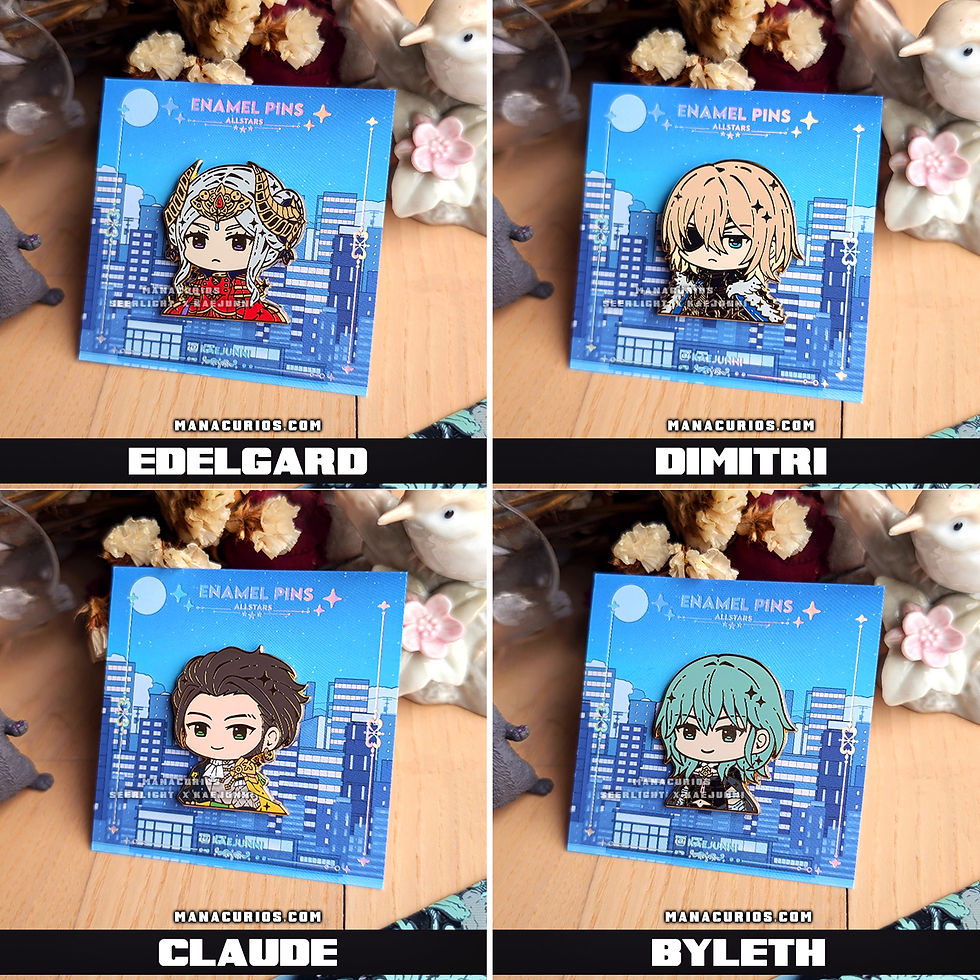 All-stars Enamel Pins Set A