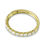 Thumbnail: 0.50 Carats Diamond Gold Band (2.0mm)