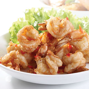 82. Gambas com sal e pimenta