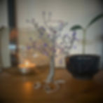 Miniatyrbild: Handgjort träd lila i hylla