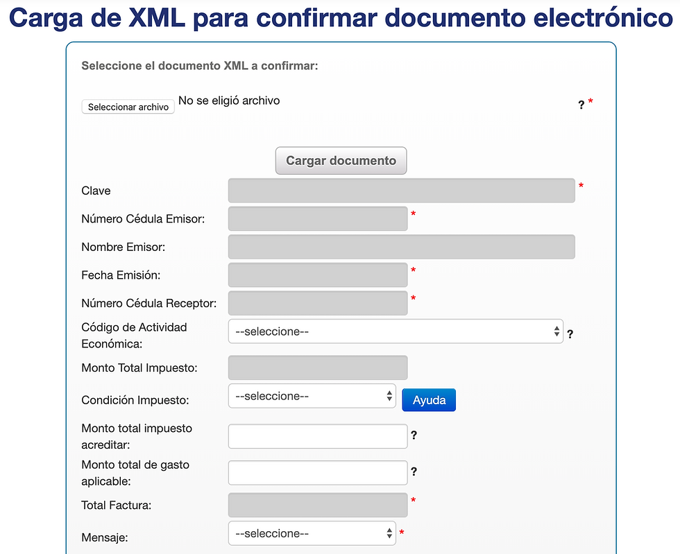 Eliminada la obligatoriedad de confirmar los XML.