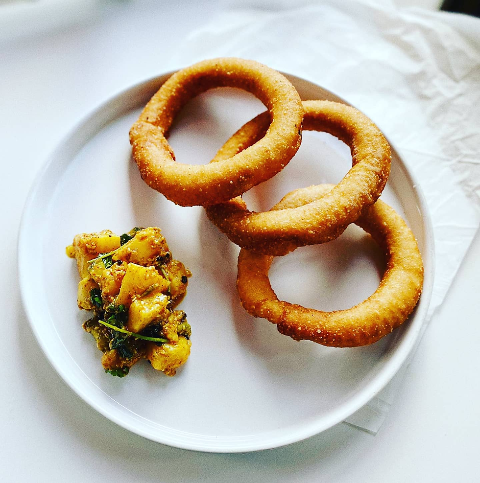 Nepali Sel Roti and Achar