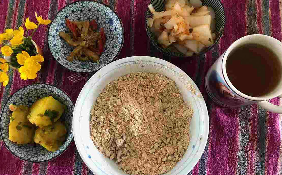 Tsampa and Sherpa Food