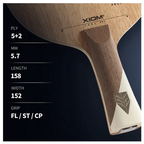 Buy Xiom Feel Zxi Blade - 5 Ply Soft Wood Table Tennis Blade
