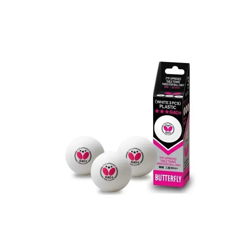 Butterfly R40+3 Star TT Ball (pack of 3)